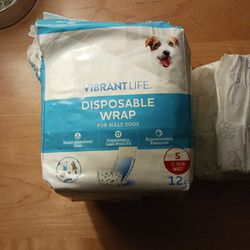 Male Dog Disposable Wraps