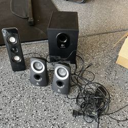 Logitech mini subwoofer and speakers 