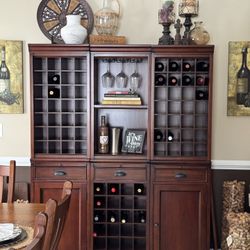 Pottery Barn Wine Cabinet 