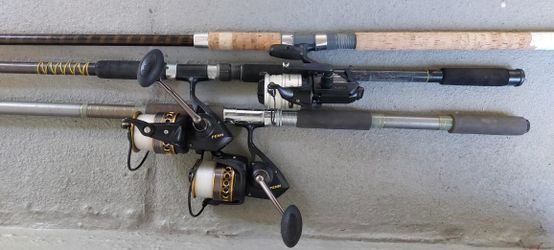 2 Penn Ht 100 Reels In Excellent Cond. On 2 Casting Rods