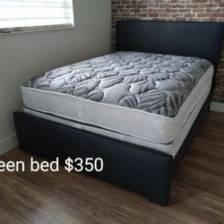 $350! Queen Bed Frame With Mattress And Box Spring Brand New Free Delivery 