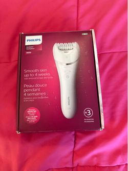 Philips Epilator Series 8000 BRE700 w/ Accessories – Like New