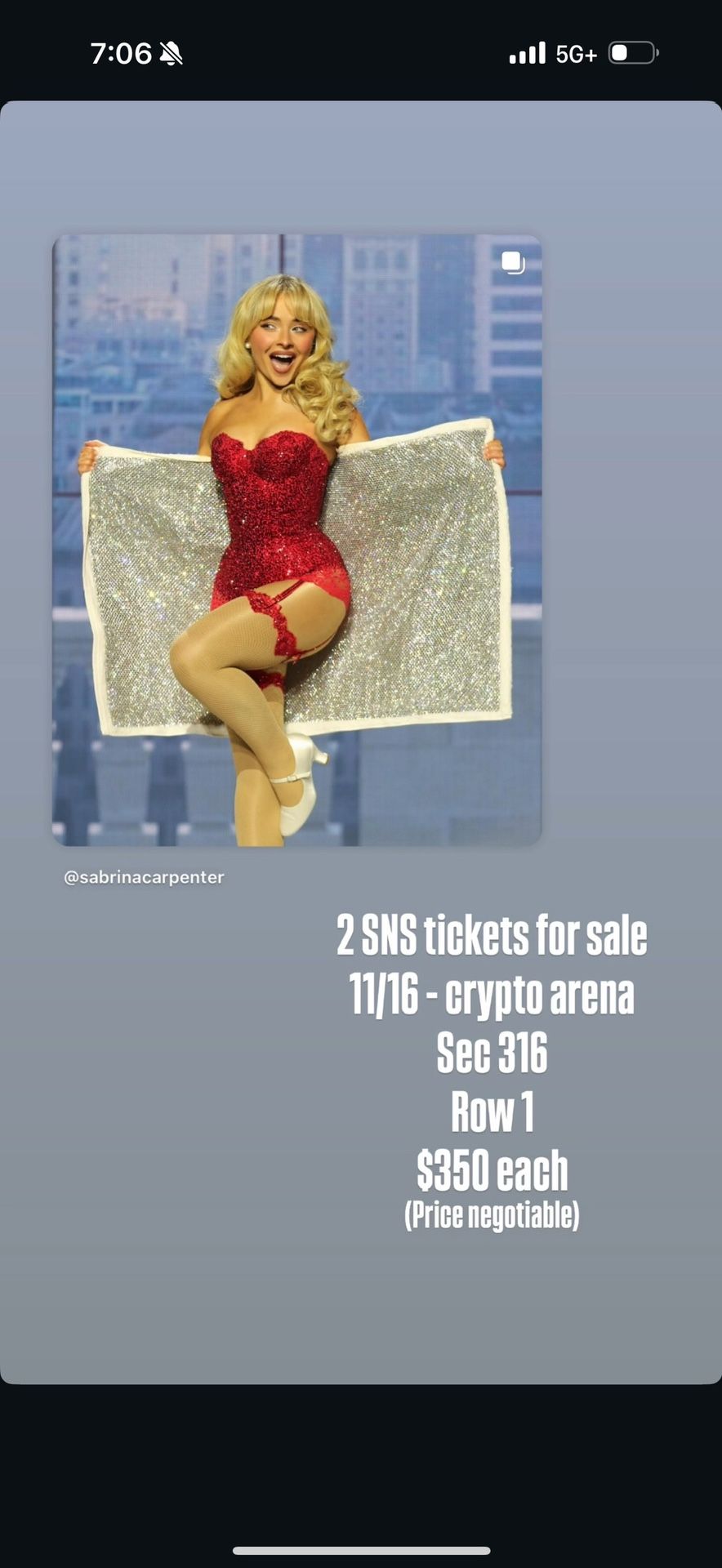 Sabrina Carpenter Concert Tickets