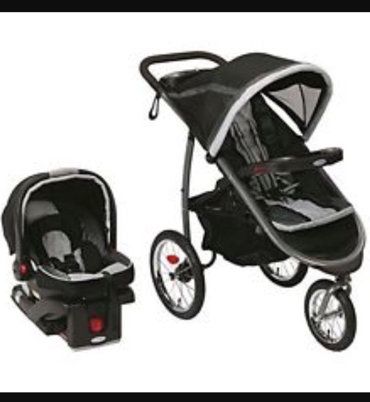 Graco jogger stroller with car seat