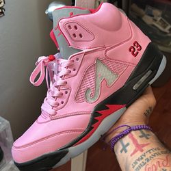 Pink Jordan 5s