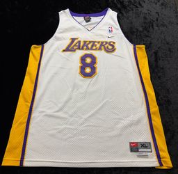 Men XL Vintage Nike Los Angeles Lakers Kobe Bryant Authentic Stitched Jersey