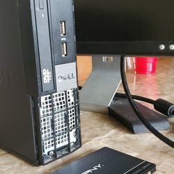 Win10 × Dell Micro +intelcore i5 + 3.Ghz + 120/SSD + 8.gig Ram