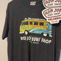 Ron Jon VW Bus Shirt with Stickers