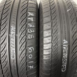 2 Tires 235 60 18 General Reliatrek No Repairs