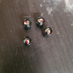 Brand New Toyota TRD Black Tire Valve Caps