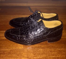 DiStefano Men's Genuine Crocodile Shoes