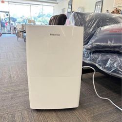 Hisense 50 Pint 3-Speeds Dehumidifier, 3 Modes – Auto, Continuous, Manual, 115v, LED Display, Noise Level 46 dB, 24-hour on/off timer, Up to 4500 sq. 