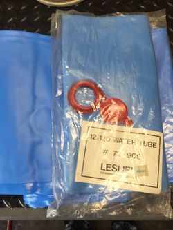 Pool cover water tube
