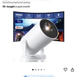 Mini Projector Whit WiFi And Bluetooth 