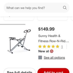 Row N Ride Squat Machine 