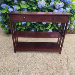 Convenience Concepts Mission One- Drawer Console Table 