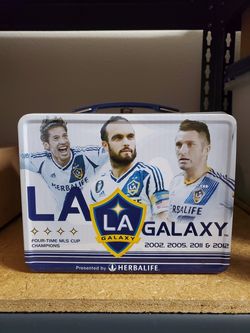 LA GALAXY Retro Metal Lunchbox