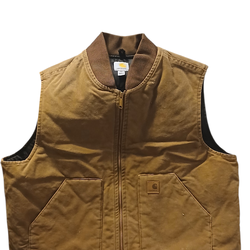 Carhartt V02 sandstone canvas vest mens 2xl
