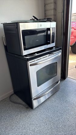 Microwave and Stove