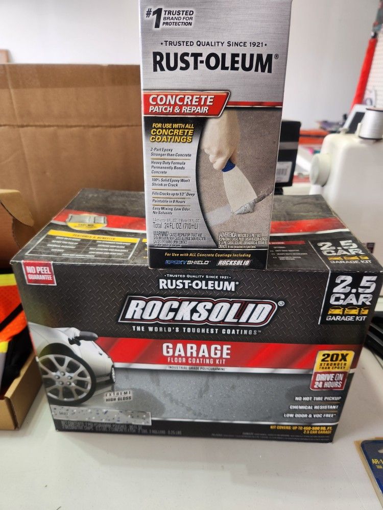 Rust-Oleum Rocksolid 2.5 Garage Floor Coating Kit