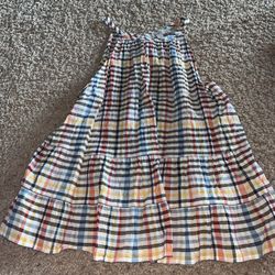 Cute LOFT Seersucker Ruffle Halter Top, size Small 
