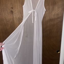 Long sheer Robe 