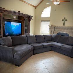 Huge Gray Sectional Sofa