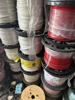 #6 THHN 500ft Copper Electric Wire New Roll 