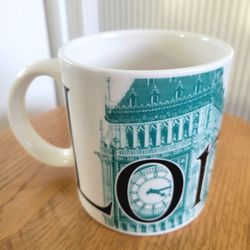 2002 Starbucks City Mug Collection - Big Ben  London design. 