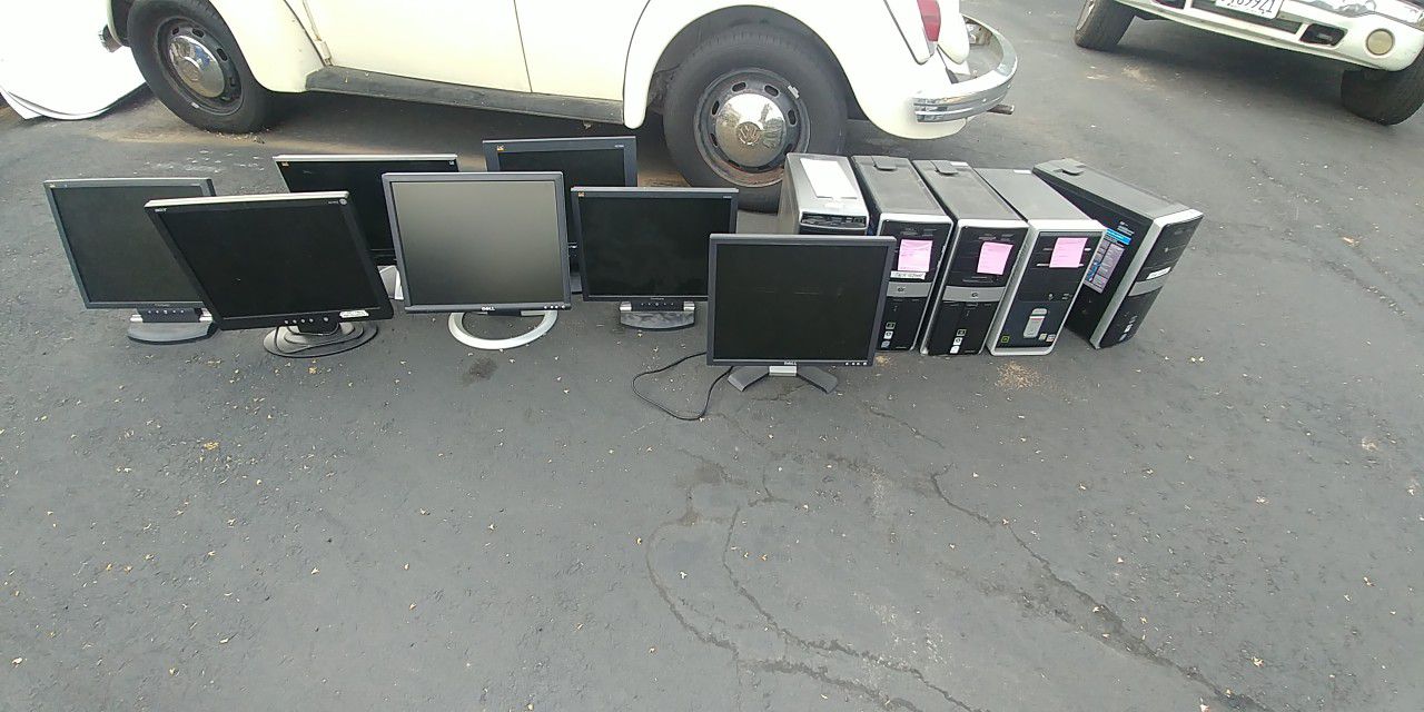 Computers and monitors