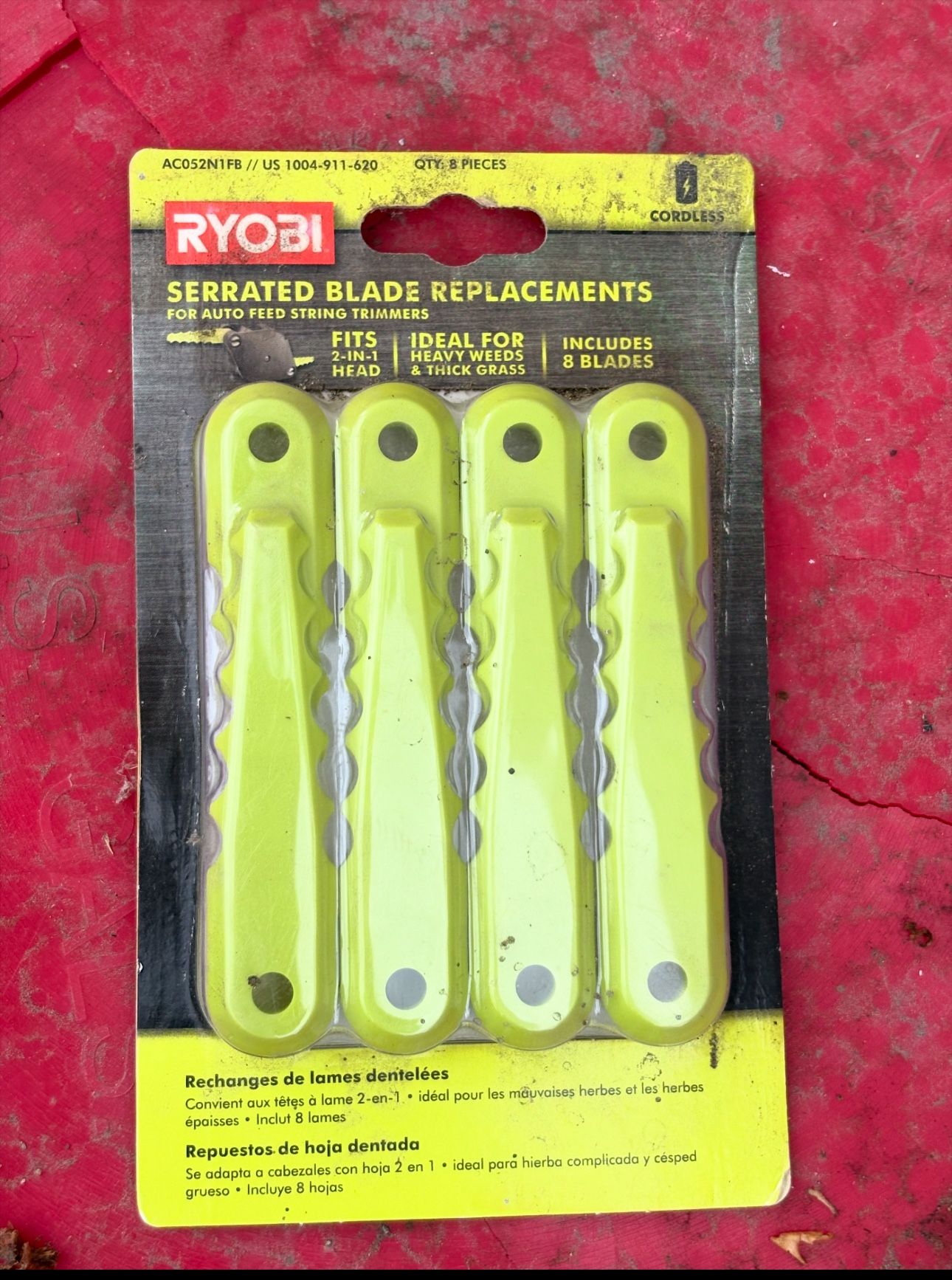 Ryobi Serrated Blade Replacements 8 Pieces)