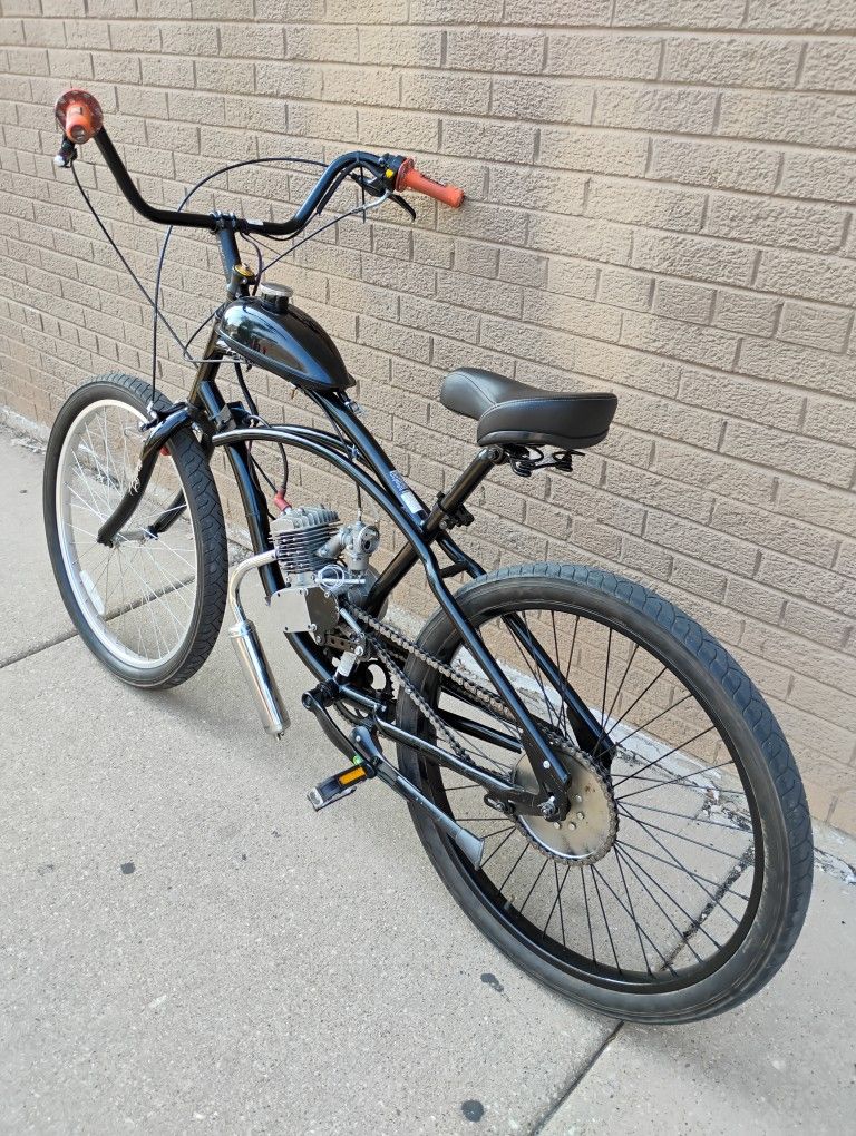 26" Hyper Single Speed 80cc Motorized Beach Cruiser