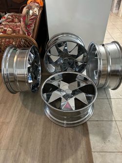4 Chrome Wheels Brand Greed Wheels
