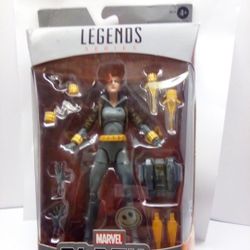 Marvel Legends Exclusive Grey Suit BLACK WIDOW Action Figure Brand New in Box