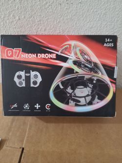 Q7 Neon Mini Drone with Remote Control LED Lights