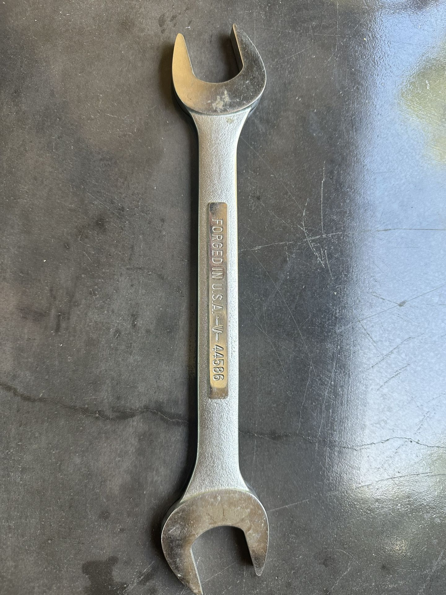 Vintage Open-End Wrench – USA Forged –V– 44586