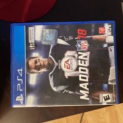 Madden 18 Playstation 4 Game