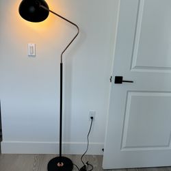Article Leap Black & Copper Floor Lamp
