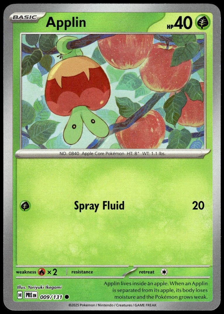 Applin [Master Ball] #9 Pokemon Prismatic Evolutions