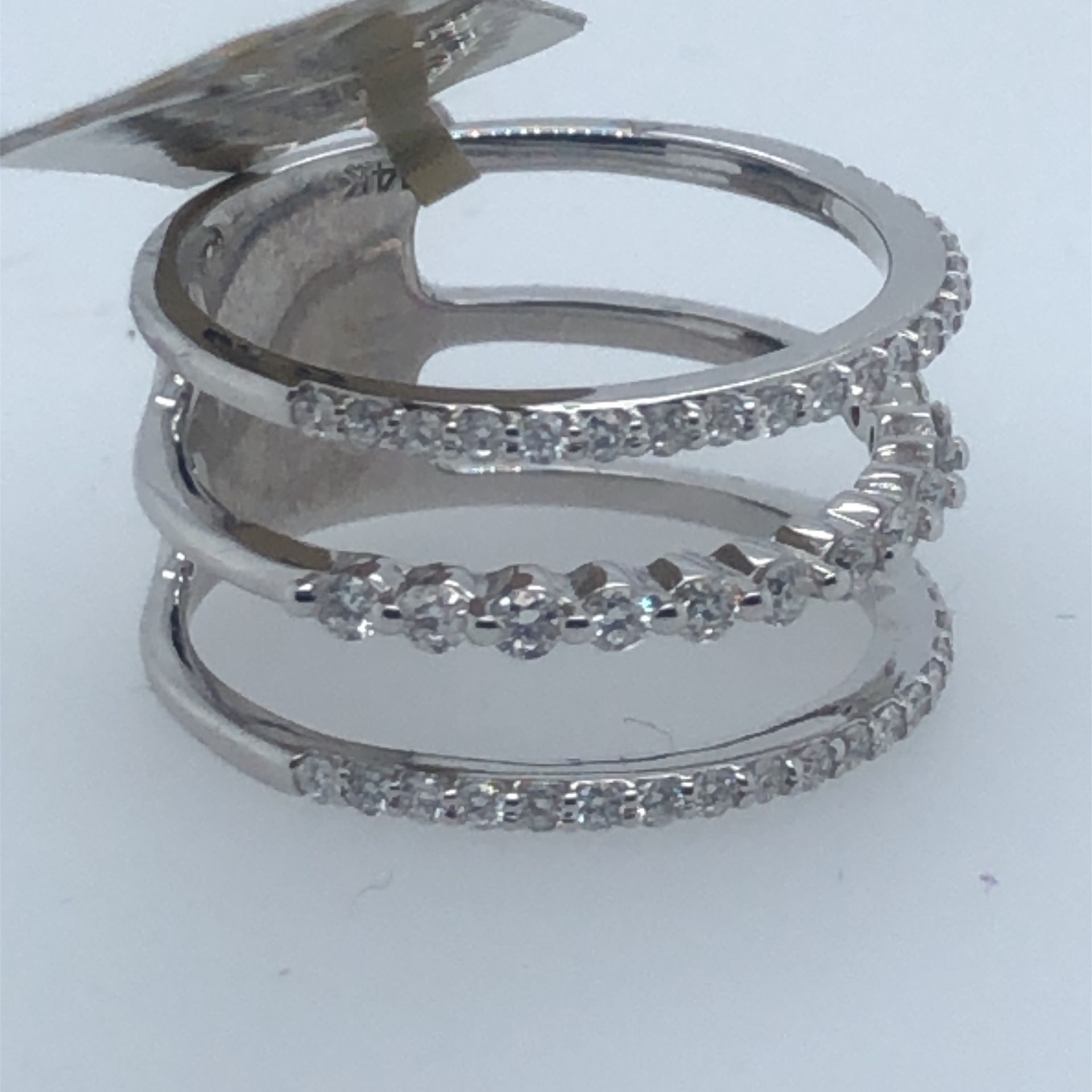14kt 3-band Diamond Ring