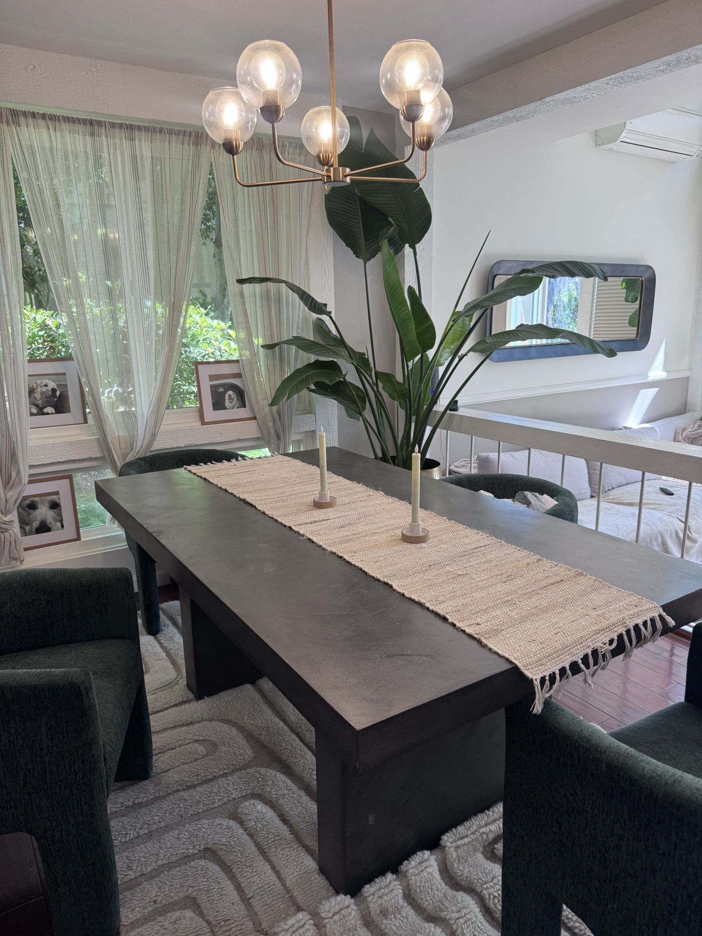Restoration hardware Concrete dining table
