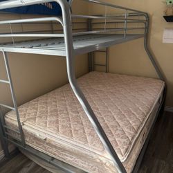 Bunk bed, Heavy Duty, 250 lbs capacity, used in very good condition, mattress free if desired.