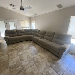 Reclining Couch - Electric 7 Piece