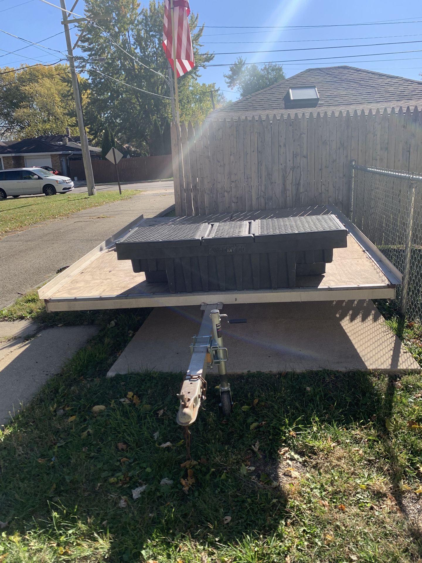 1995 Leland Tilt trailer Sno-Lite $800 OBO