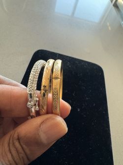 3 baby bracelets