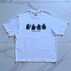 BAPE Stone Ape Character Relaxed Fit Tee White XL