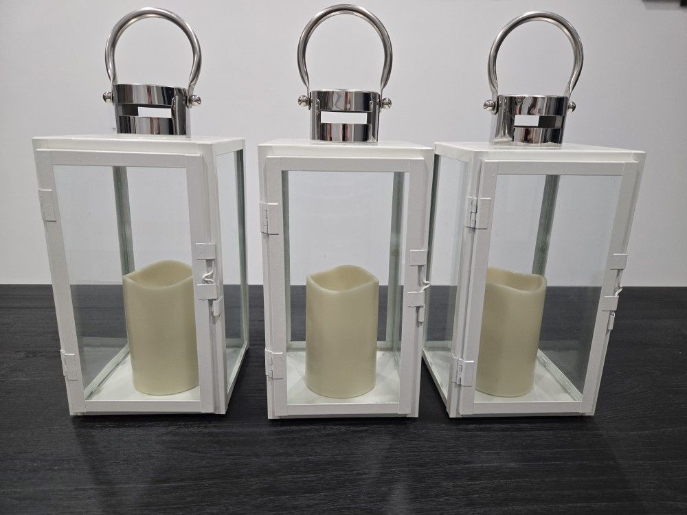 Pebble Lane Living

Nemo LED Candle Lantern - White