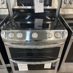 LG Electric Stove With Double Oven Model LDE4413ST