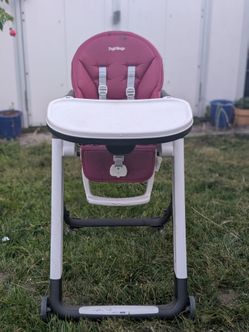 Peg Perego Baby High Chair Maroon