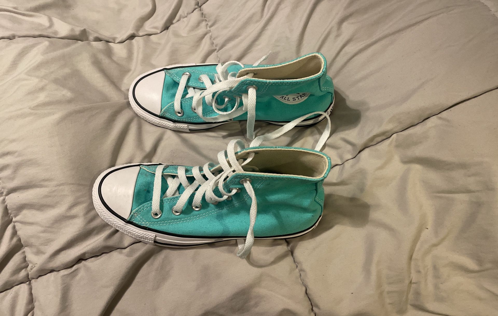 Teal Converse 